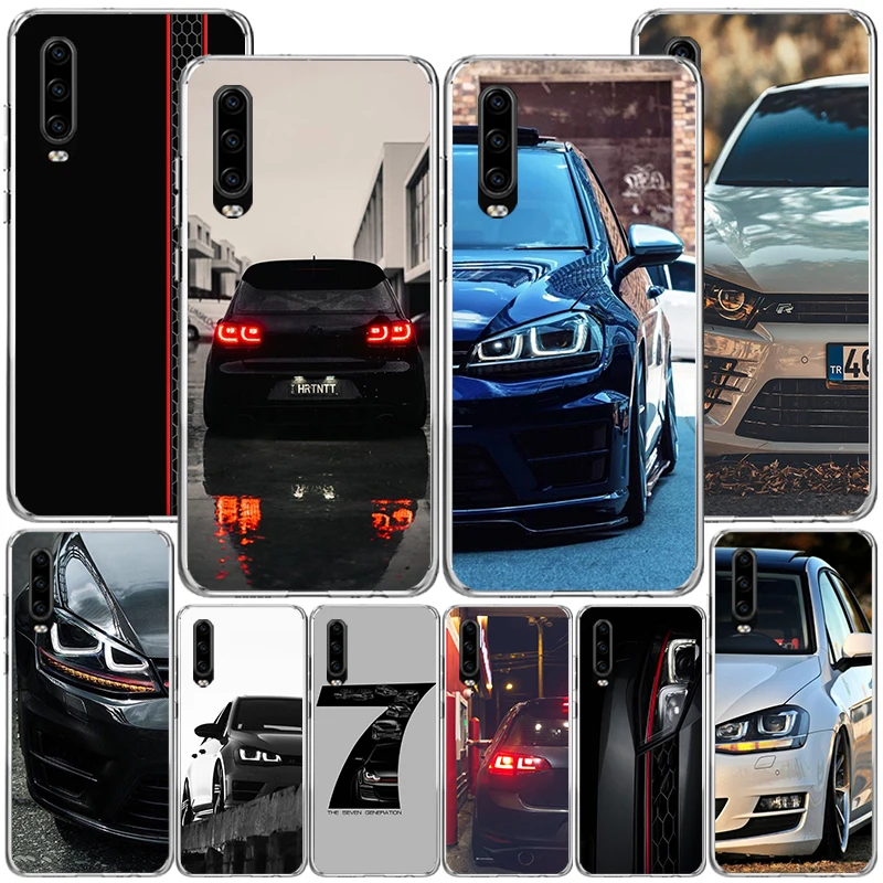 Sport Car Golf R 7 Phone Case For Huawei P40 P30 P20 P10 Lite Mate 20 10 Pro P Smart Z Y5 Y6 Y7 Y9 Personalized Print Cover