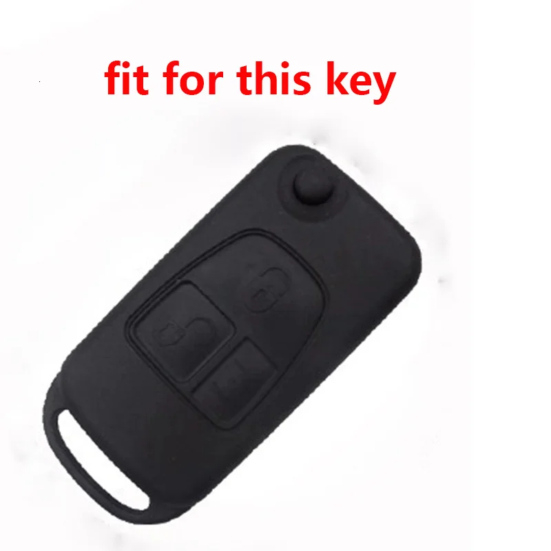 Car Key Cover Holder For Mercedes Benz Ml 163 W163 SEL C CL ML SL SL ML55 AMG S500 SL500 W168 W124 Flip Key 3Button Key Case