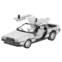 DeLorean 3D Metal Puzzle model kits DIY Laser Cut Puzzles Jigsaw Toy