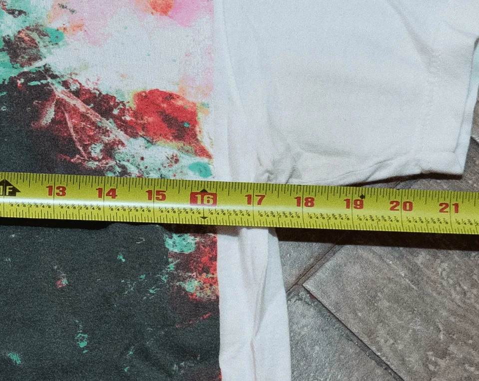 Converge Band Vintage wit T-shirt maat S