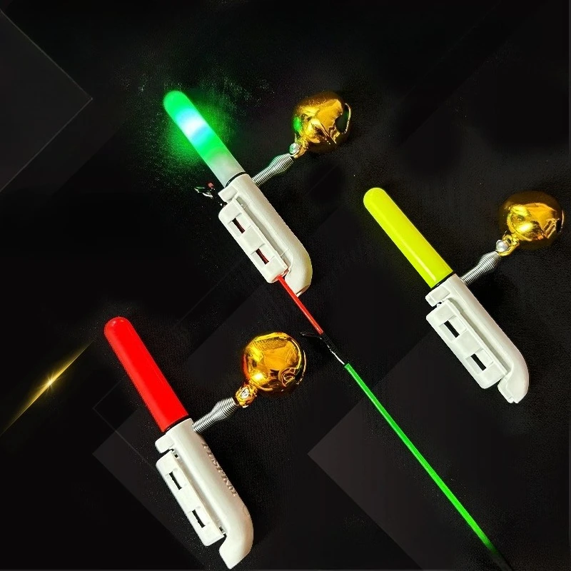 5-piece Set Including 2pcs Bite Indicators and Night Fishing Indicator (1pc Charger+2pc RechargeableCR425 3.7V Lithium Battery) - view 3