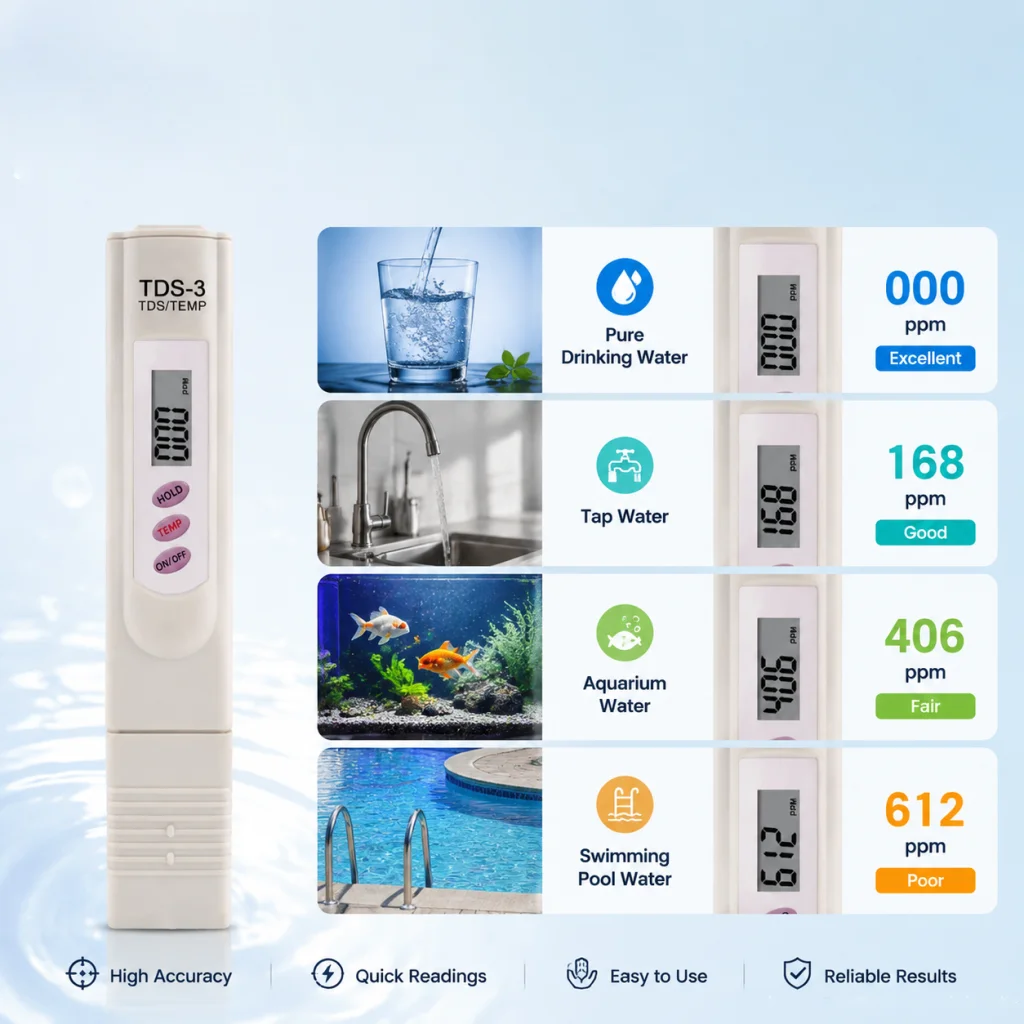 휴대용 LCD 디지털 TDS 수질 테스터 물 테스트 펜 - Aquarium Fish Quality 리뷰 및 가격