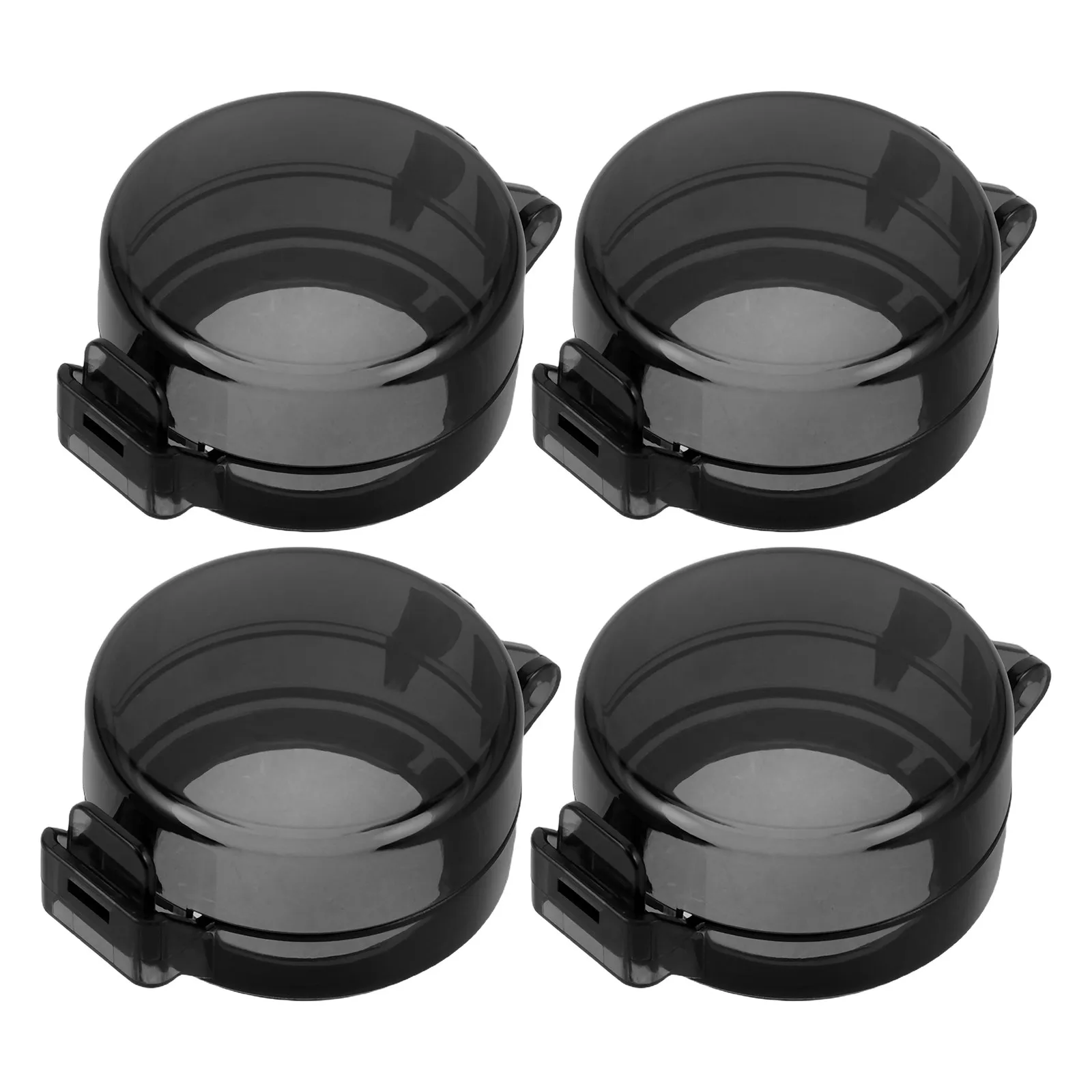 

Комплект из 4 прозрачных защитных накладок на дверные ручки для детей, электронные замки-накладки для защиты от детей, без ключа