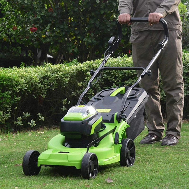 

RCM High-efficiency Motor Driven Adjustable Mowing Height Lithium Battery Lawn Mower