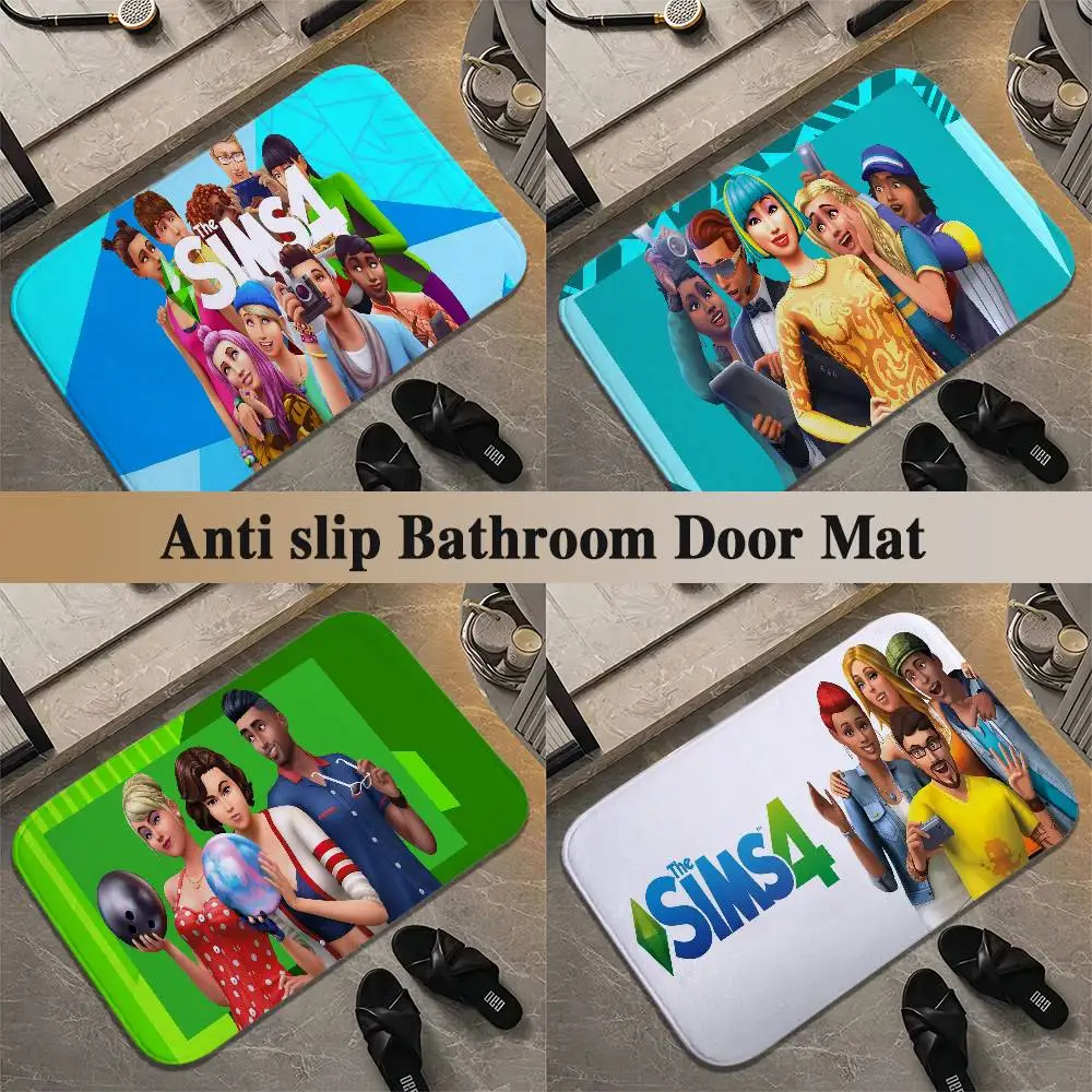 

Sims 4 Floor Mat Printed Large Carpets Living Room And Bedroom Carpets Bathroom Anti Slip Door MATS Small Carpets