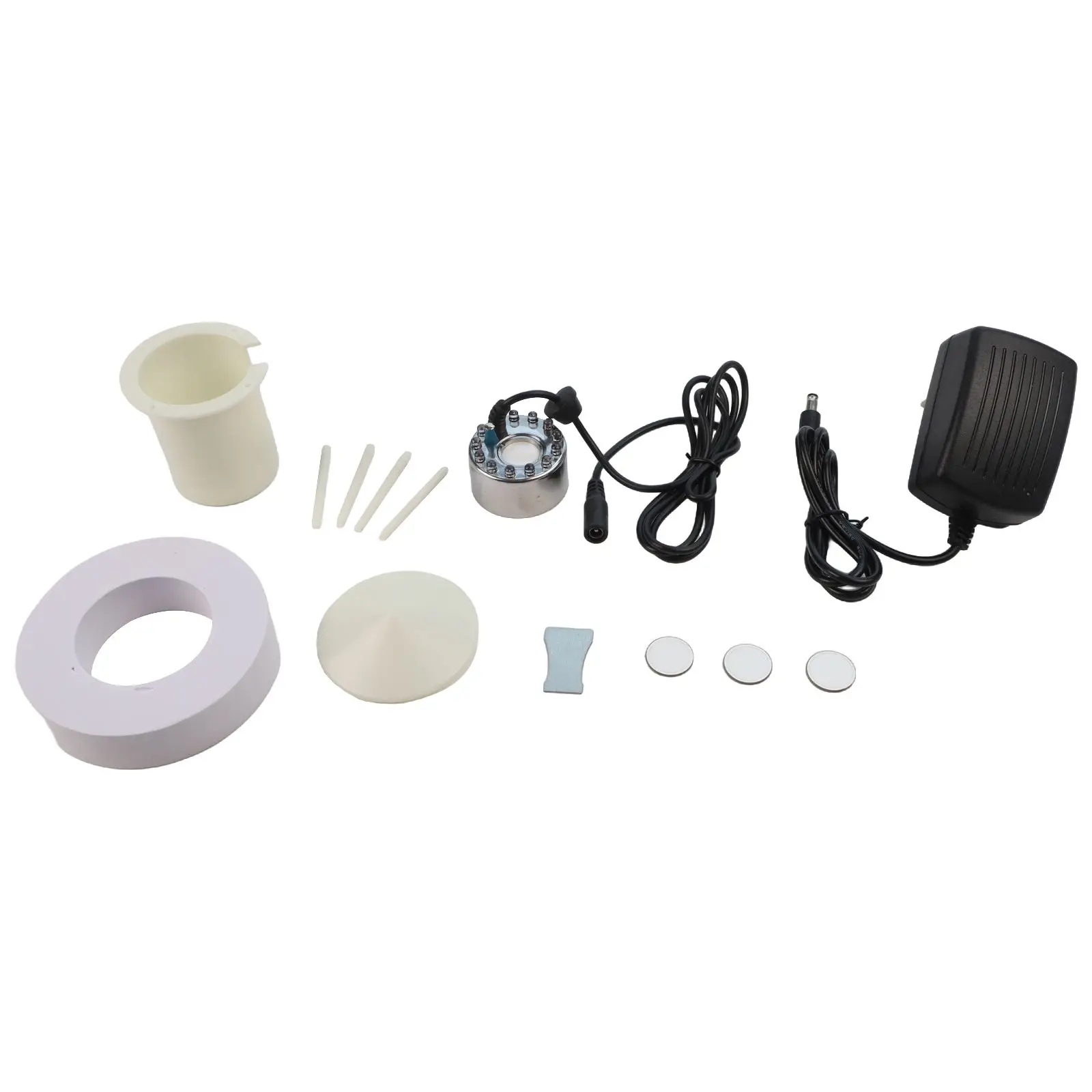 

Event Decoration Indoor And Outdoor Use As Shown In The Figure Mist Maker Set Water Splash Guard Includes UK Adapter