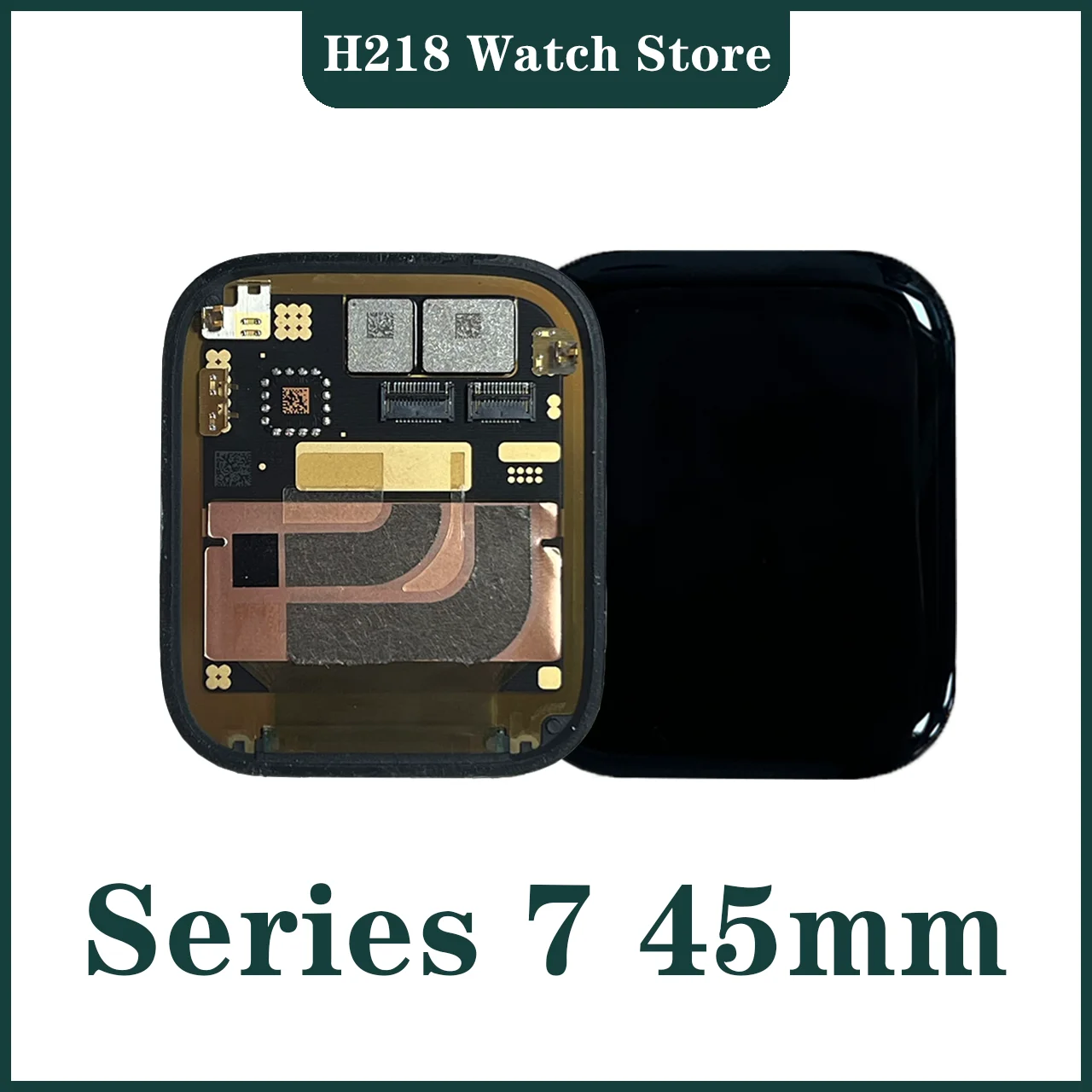 Original LCD Display Touch Screen Digitizer For Apple Watch Series1/2/3/4/5/6/7/8  Assembly Replacement part bezel 38/42/41/45mm