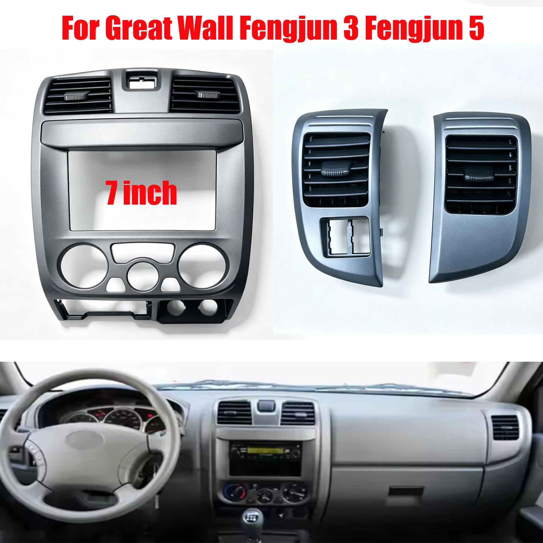 For Great Wall Wingle 3 Wingle 5 For Isuzu D-Max MU-X Chevrolet Dashboard Air Outlet Air Conditioner Cool Warm A/C