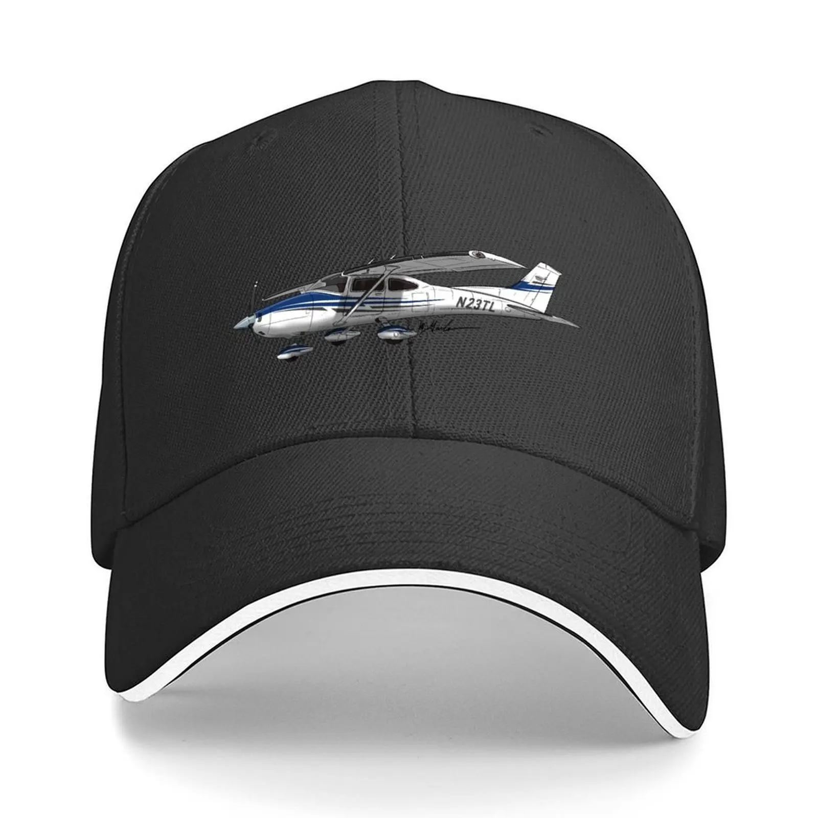 

Cessna Skylane Emblem Old School N23TL Baseball Cap fishing hat Mountaineering Luxury Cap summer hat Hats Woman Men's