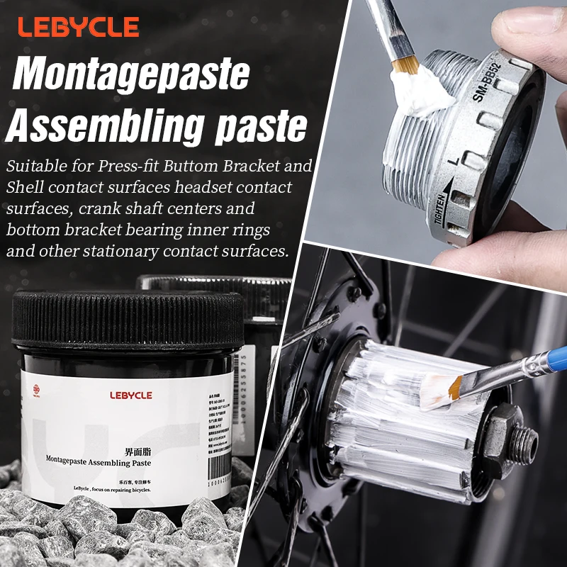 

LEBYCLE MTB Road Bicycle Interface Grease Bike Assembly Interface Paste Tower Base Hub Shaft Anti-abnormal Noise Lubricant