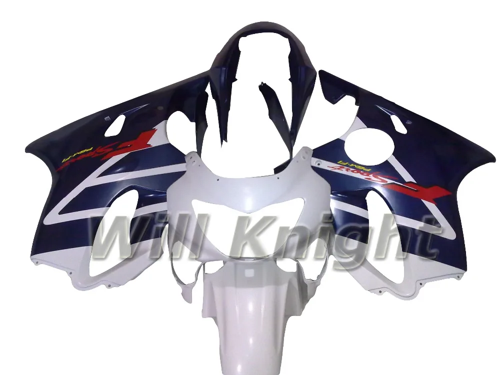

Blue White Motorcycle ABS Body Fairing Kits for Honda CBR 600 F4 1999 2000