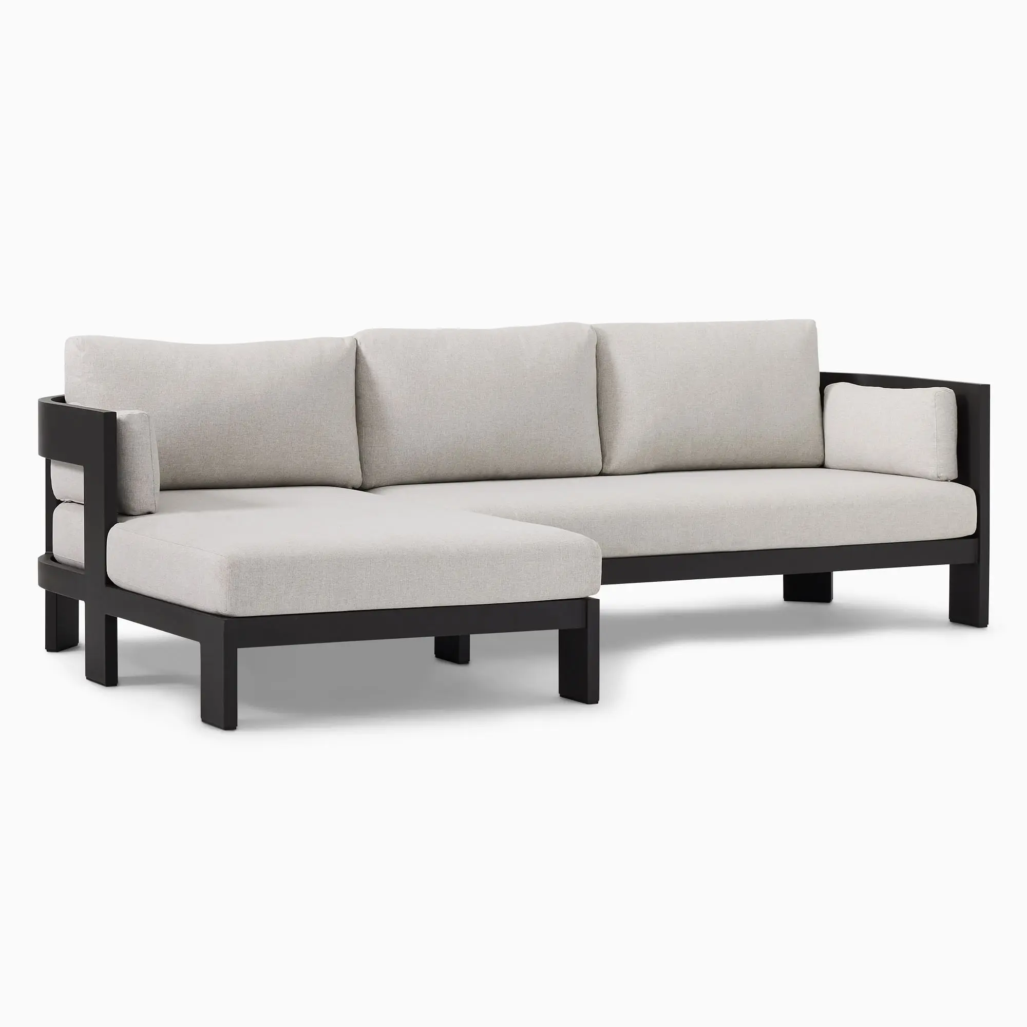 

Hotel Terrace Sofa Furniture Villa Backyard Lounge Sofa Aluminum Outdoor Sofa Tea Table Customization