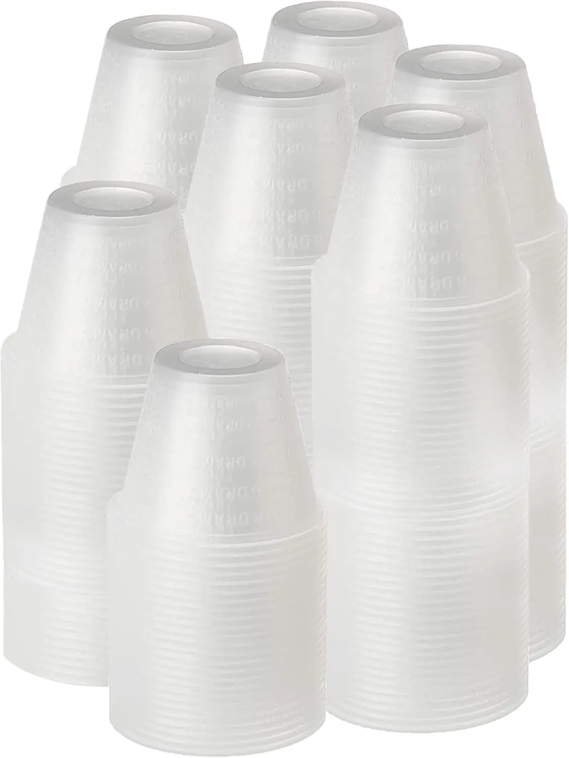 

[1000 Count - 1 oz.] Disposable Graduated Plastic Medicine Cups - For Mixed Pills, Medication Measuring, Resin Mixing