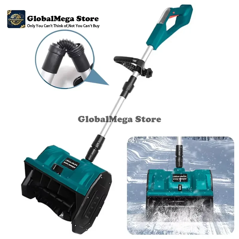 2026 Latest Cordless Electric Snow Plow Brushless Brushed Snow Sweeper for Courtyard Street Foldable Snow Machine