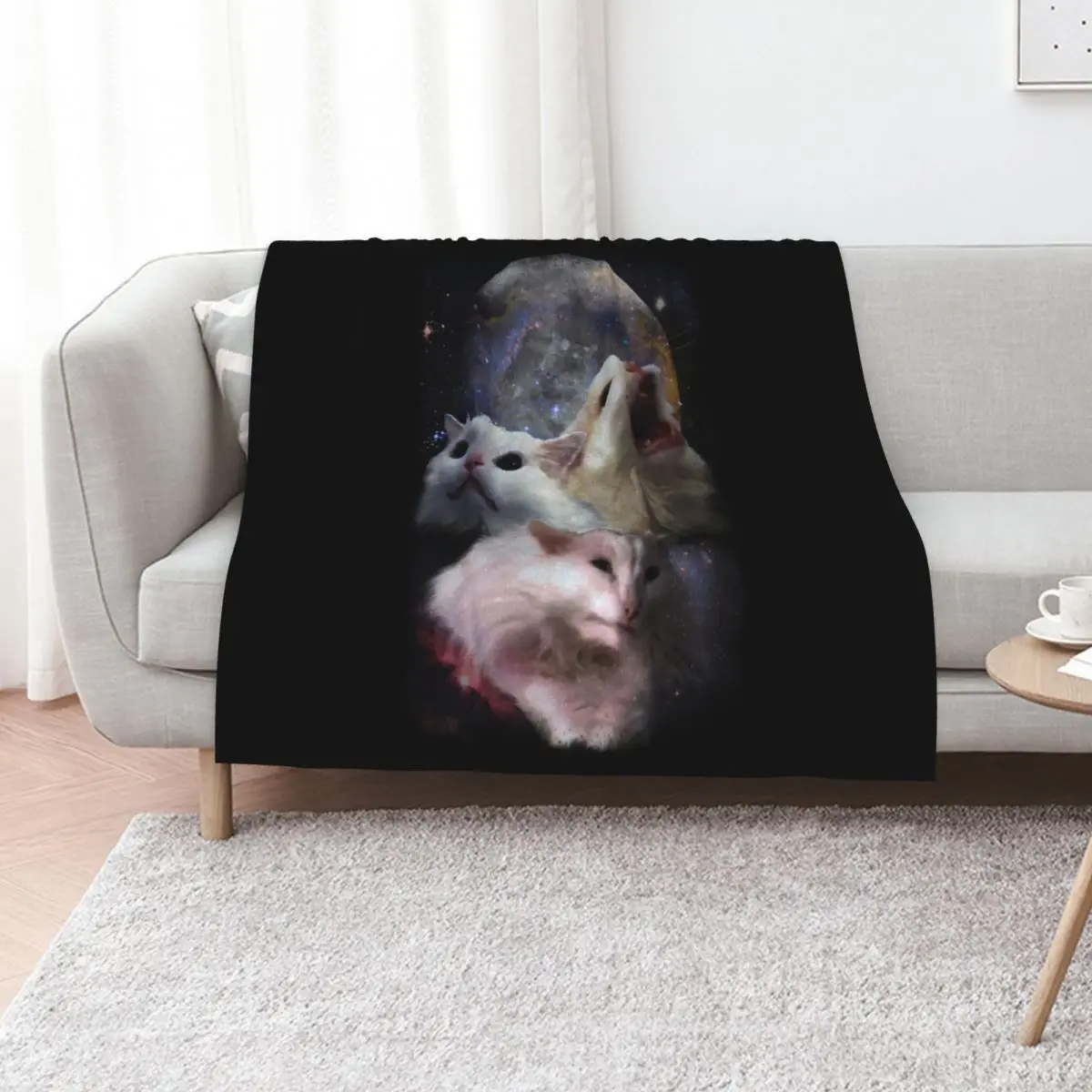 Triple Thurston Moon Cats! Throw Blanket Summer Moving Decorative Throw Soft cosplay anime Travel Blankets