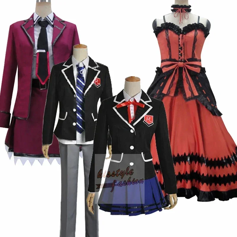 

Date A Live Shido Itsuka Kurumi Tokisaki Одежда для косплея, принимаются по индивидуальному заказу