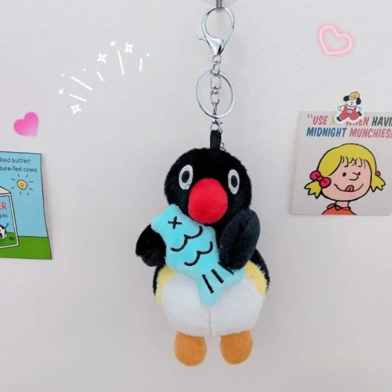 PINGU dessin animé en peluche pendentif sac décorations accessoires amusant pingouin poupée Animation périphérique amis enfants cadeaux de vacances