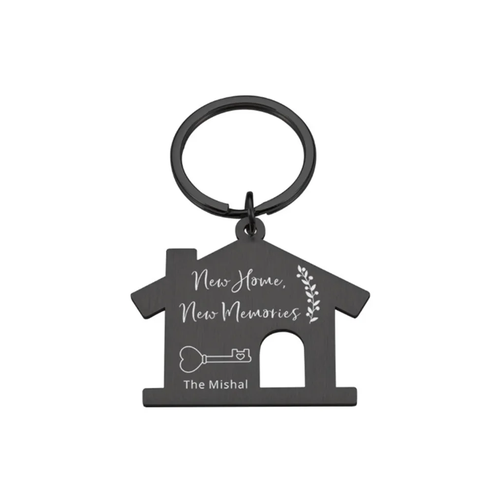 Personalized and Customized Stainless SteelKeychain, Couple Keychain, new Home, new Memories, New House Gifts