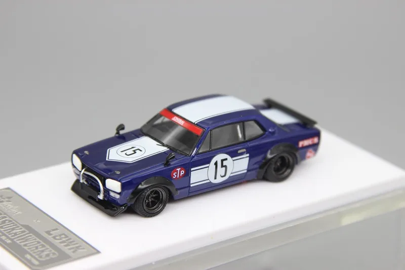 Fuelme 1/64 スカイライン GT-R KPGC10 LB 合金製おもちゃの自動車 ダイキャストメタルモデル ギフト