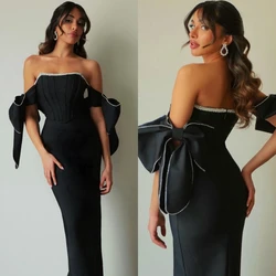 Jiayigong Vestido Midi Off-the-ombro lantejoulas, Coluna de noite formal, Vestido Arábia Saudita, Vestidos Ocasião