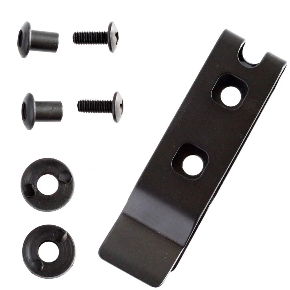 الحديد كليب حزام خطاف مشبك الأنشطة في الهواء الطلق 5.1 مللي متر ثقب قطر 66*18 مللي متر حجم مسامير التجميع وشملت تصميم ثقوب مزدوجة