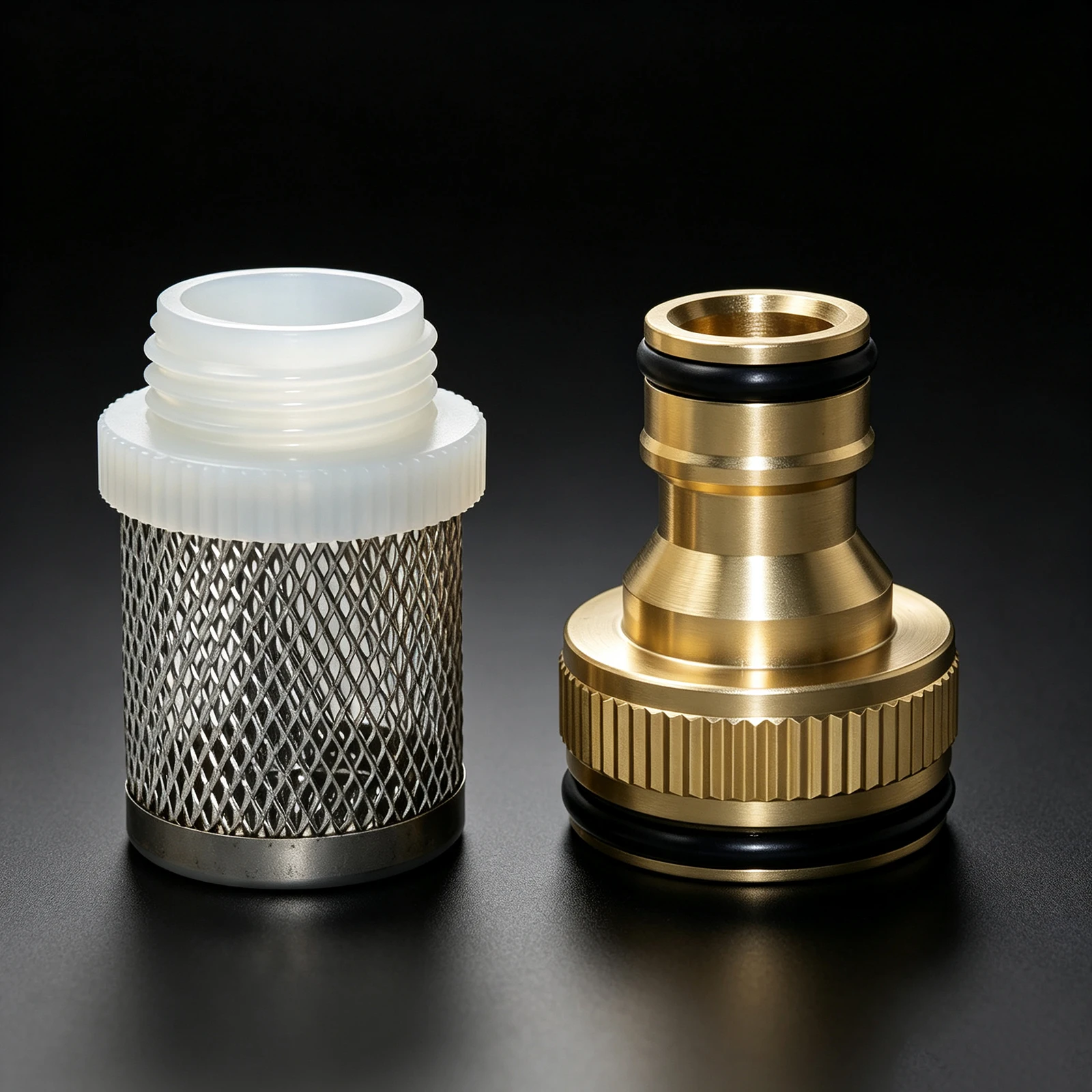 Brass Garden Irrigation Filter 16mm Hose Quick Connector Watering Filter Car Washing Pump Filter Sprayer Strainer Mesh