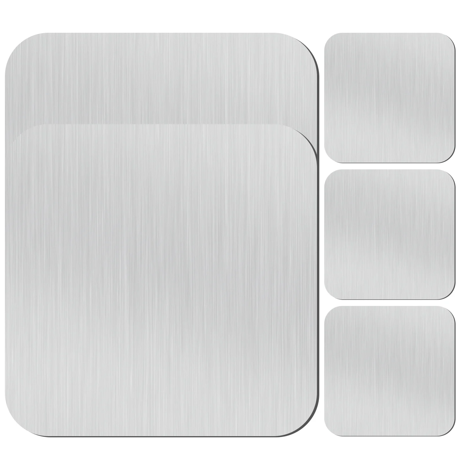 

5pcs Round Cup Mat Stainless Steel Non-Slip Reusable Coaster Heat Resistant Table Placemat For Kitchen Dining Home Decoration