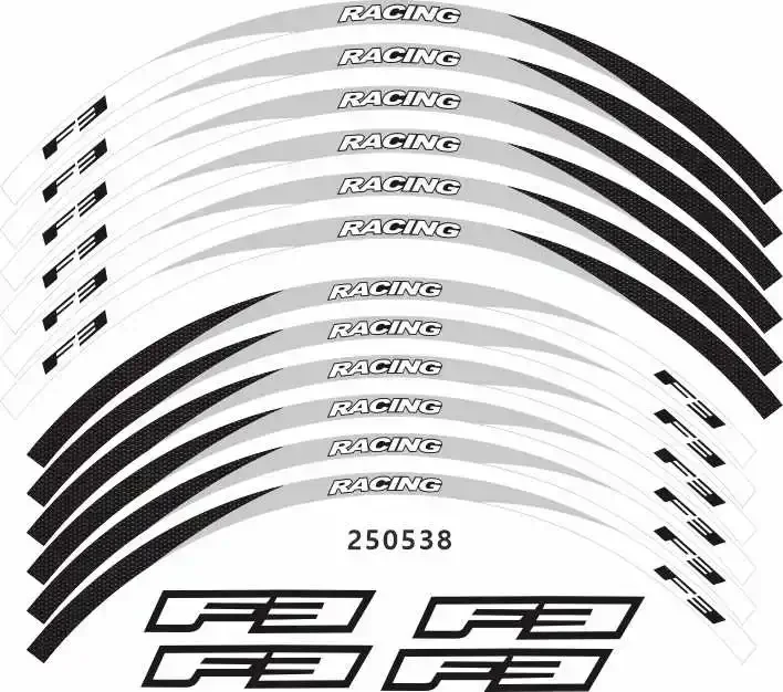 For MV AGUSTA F3 Motorcycle Parts Contour Wheel Decoration Decal Sticker - A Motor