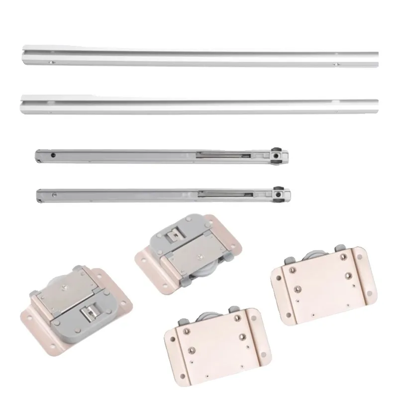 Wardrobe TV cabinet Translation door Slide rail No slotting External hanging door Display cabinet Pulley track Push-pull