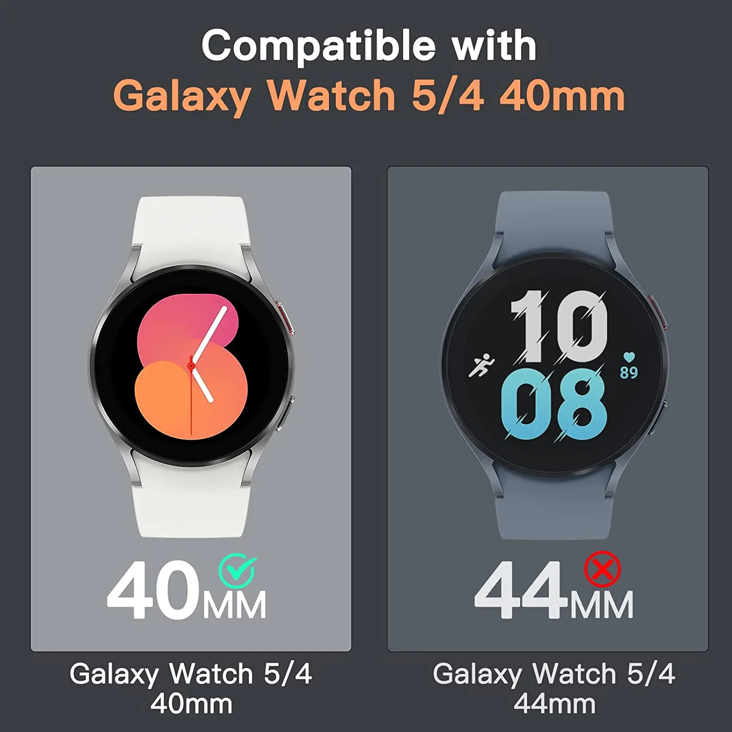 Gehard glas voor Samsung Galaxy Watch 4 5 40/44 mm Classic 42/46 mm Watch 3 41/45 mm Anti-krasfilm Gehard schermbeschermers