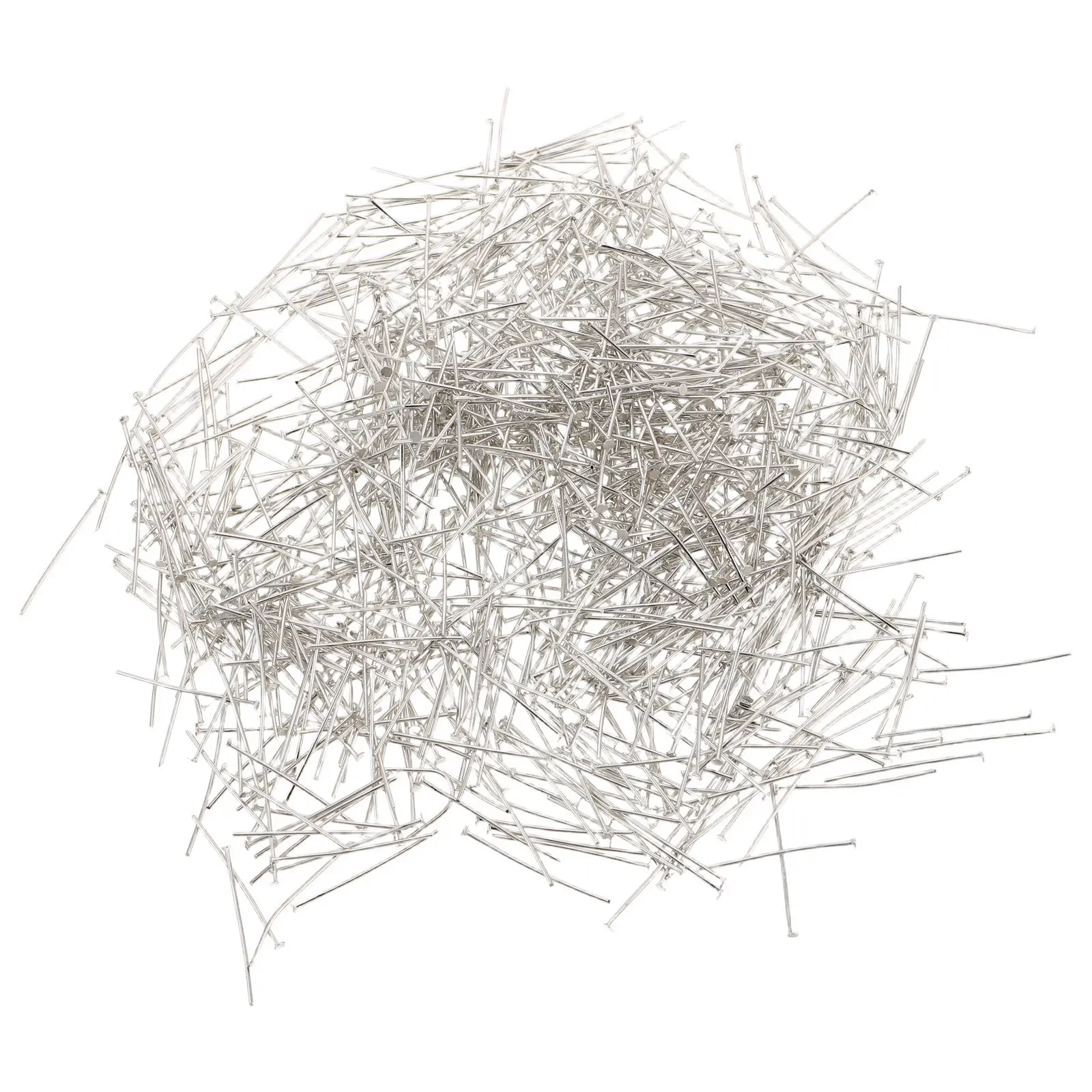 

1000Pcs Crystal Chandelier Connector Clip Pins Set 30Mm Metal Holder Pins for Prism Repair Replacement Suncatcher Fastening