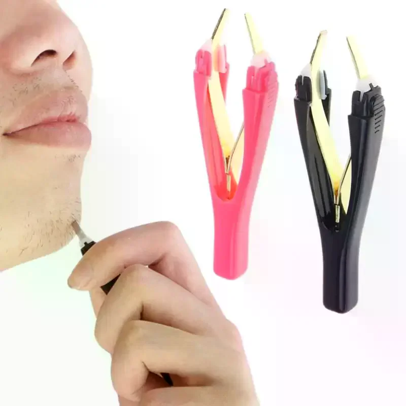 Eyebrow Tweezer Automatic Retratable Face Hair Beard Removal Stainless Steel Anti Rust Beauty Hair Puller Makeup Tool