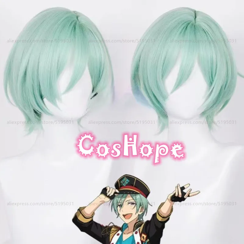 Kazehaya Tatsumi Cosplay Wig 30cm Lime Green Wig Cosplay Anime Cosplay Wig Heat Resistant Synthetic Wig Halloween