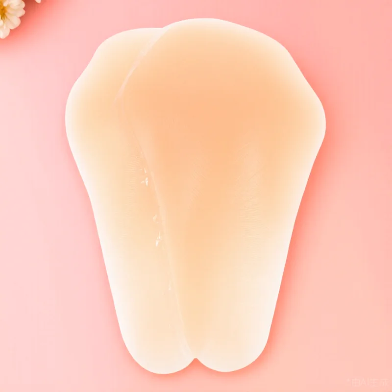 

1 Pair Silicone Knee Pad Adhesive Cushion Breathable Support Thicken Ice Accessories Skating Pads Adhesive Silicone Brace