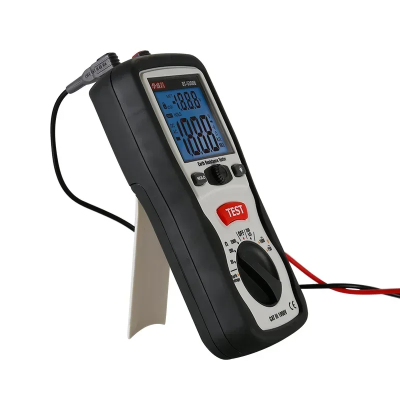 DT-5300B Digital Insulation Resistance Tester Megohmmeter Grounding Resistance Meter AC/DC Current and Voltage Tester