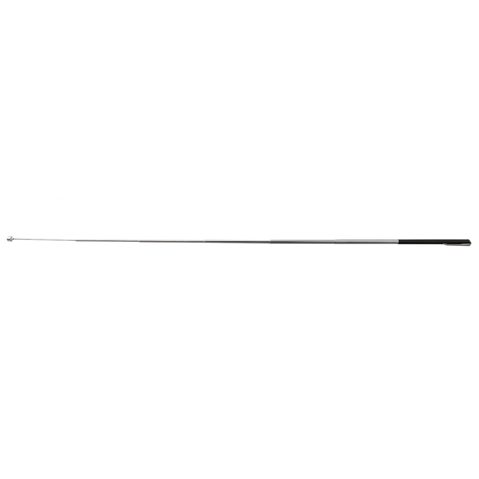 Czarny kij przedłużający teleskopowy srebrny mocny magnetyczny klips kieszonkowy 1.5LB 12.5-65CM długi chowany pręt narzędzie srebrny
