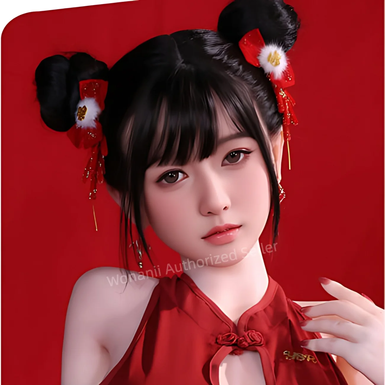 

【Wonanii】Food Grade Silicone Big TS Head Y9/K-Y9, M16 Screw Interface Open Mouth Teeth Tongue Pupils Oral Cavity Skin Texture