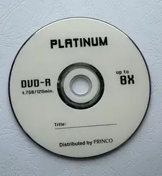 Wholesale 5 Discs Grade A X8 8.5 GB Platinum Princo Blank Printed DVD R DL