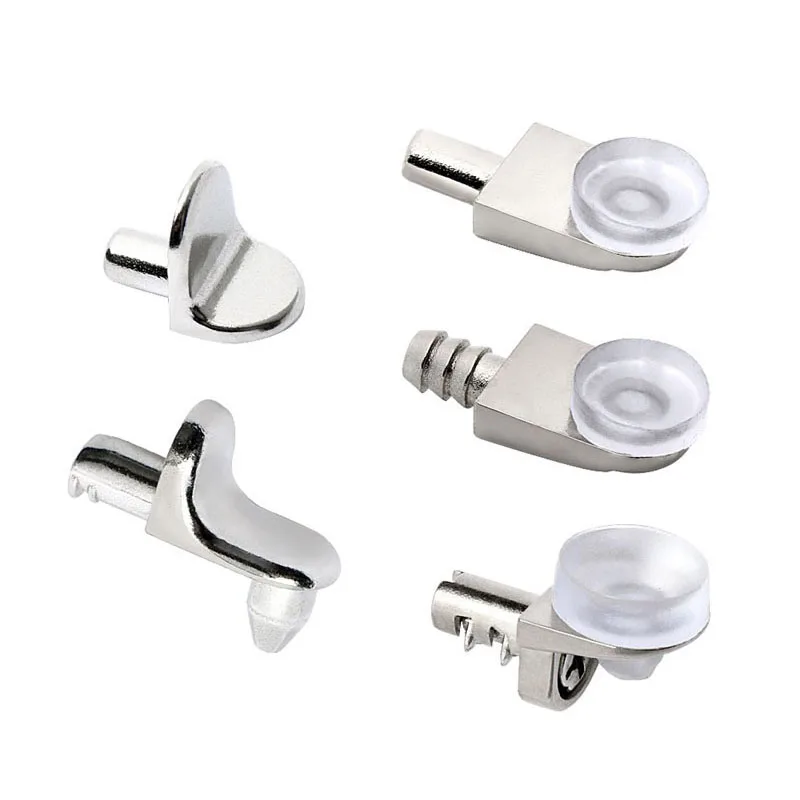 

5PCS Zinc Alloy Seven Shaped Board Support Furniture Cabinet Glass Thickened Suction Cup Fixed Layer Board Support Partition