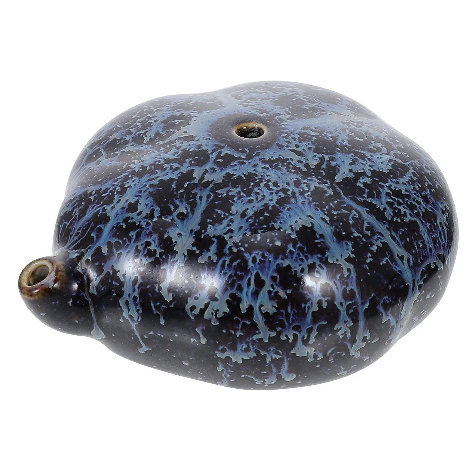 

Керамический сосуд ручной работы для чернил в форме капли, для каллиграфии, для смешивания чернил, для рисования, китайское искусство, декор для дома, подарок