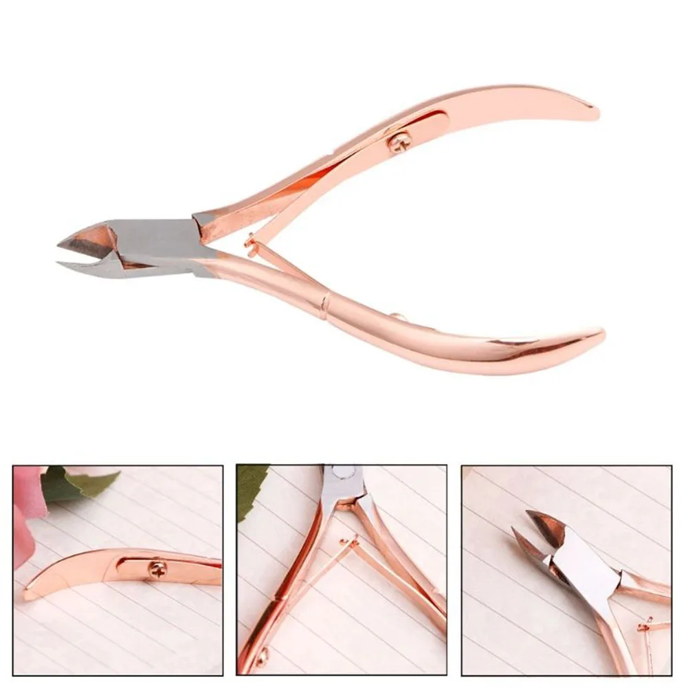 Portable Stainless Steel Nail Art Cuticle Nipper Cutter Clipper Manicure Pedicure Tools Nail Scissors Wholesale