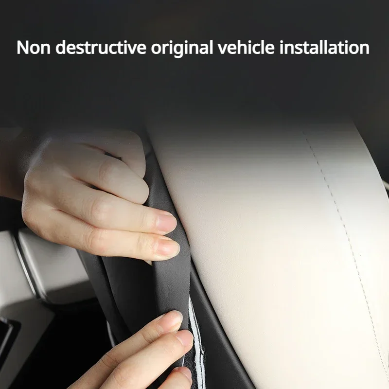 Juste de protection en polymère pour dossier de siège arrière de voiture, coussretours anti-coup de pied pour enfant, accessoires d\'intérieur de