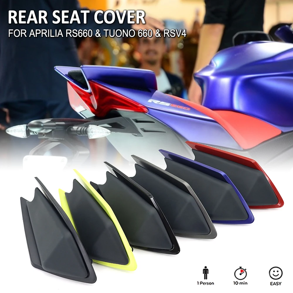 

Motorcycle accessories Passenger Rear Seat Cover Fairing Seat Cowl Hump Spoiler FOR Aprilia RS660 RS 660 Tuono 660 RSV4 20 - 22