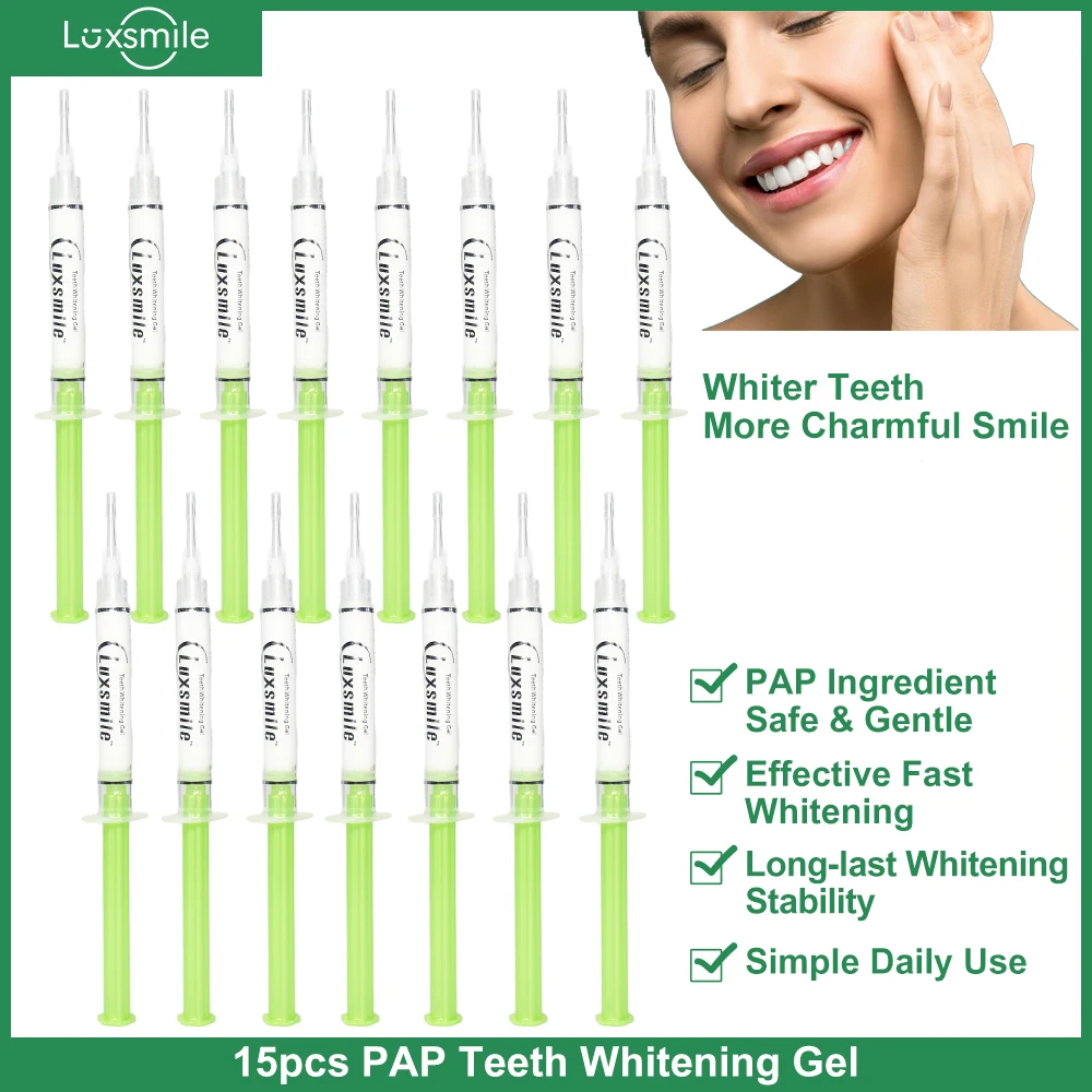 Tooth Whitening Kit  Dental Gel Pens 15 Pcs Dental Whitening Gel PAP Teeth Whitener Bleaching Gel Kit  Dental Equipment