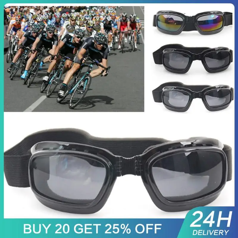 Gafas de ciclismo plegables para hombre y mujer, a prueba de polvo, viento, antivaho, carreras, Motocross, deportes al aire libre, Verano