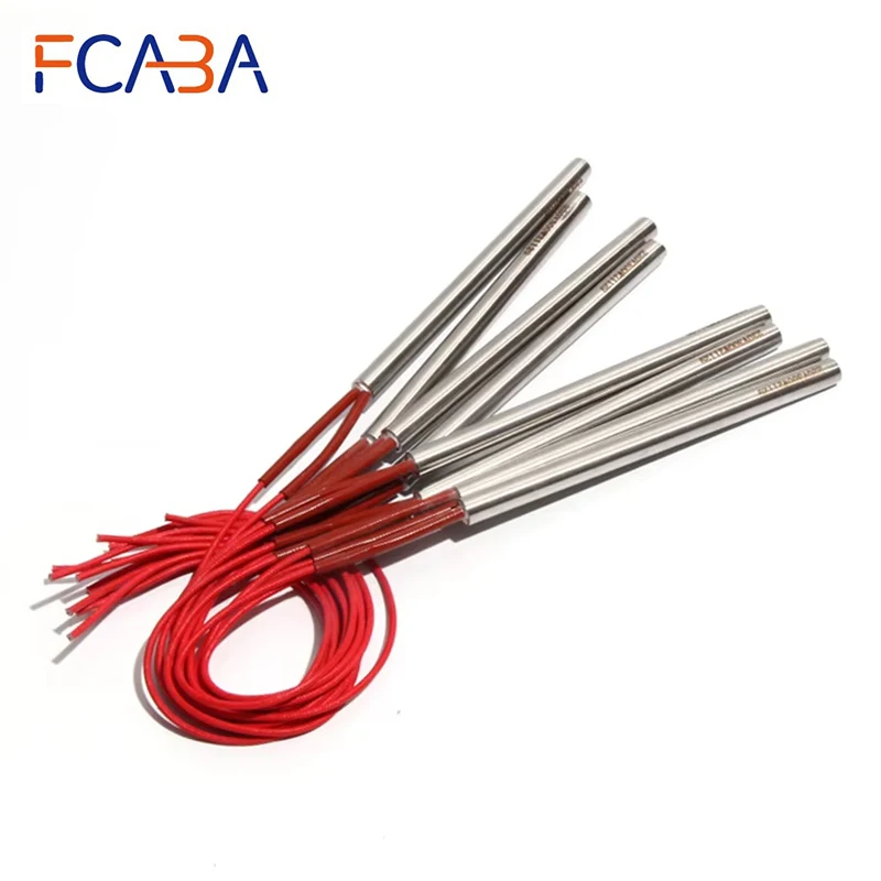 FCABA 10PCS 9.5mm 265~300mm 201SUS Cartridge Heater 110V/220V/380V 630W/640W/660W/690W/700W Electric Heating Element