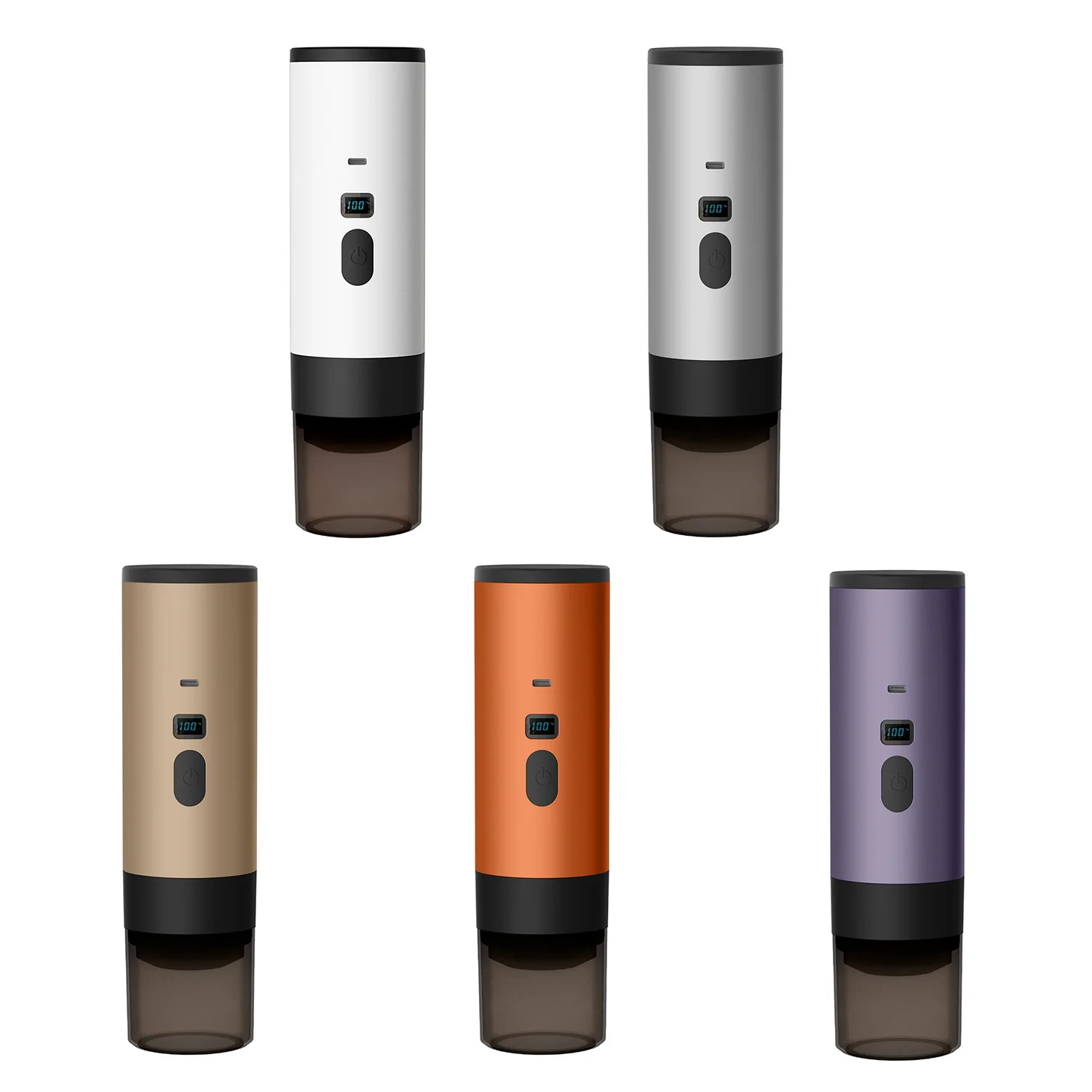 In stock New Portable Coffee Machine Outdoor Wireless Espresso Capsules For Home Car USB Power Source ROHS Certified 90ML W