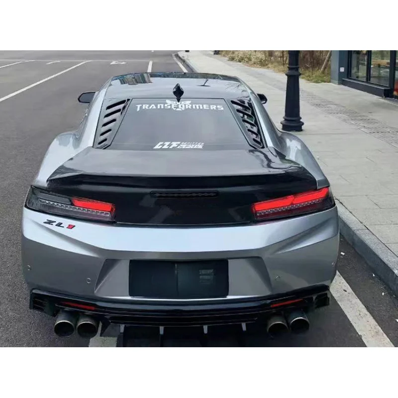 Suitable for Chevrolet Camaro Sixth Generation Modified Rear Window Louver Two-Piece Glass Air Vent Decoration Modification