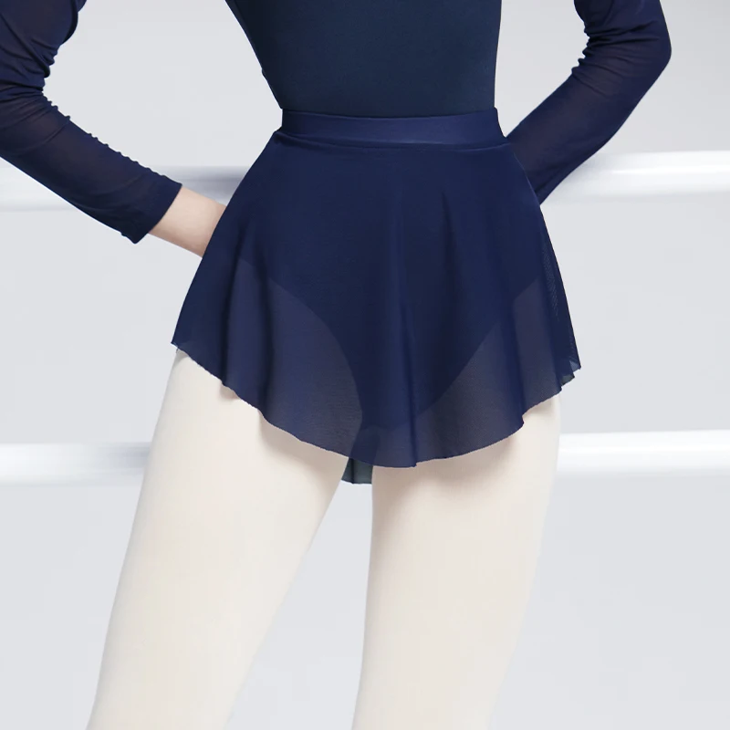 Vrouwen Ballet Rokken Dans Korte Rokken Hoge Split Rok Ballerina Volwassen Tiener Ballet Dansen Jurk Zachte Mesh Elastische Dans Rok