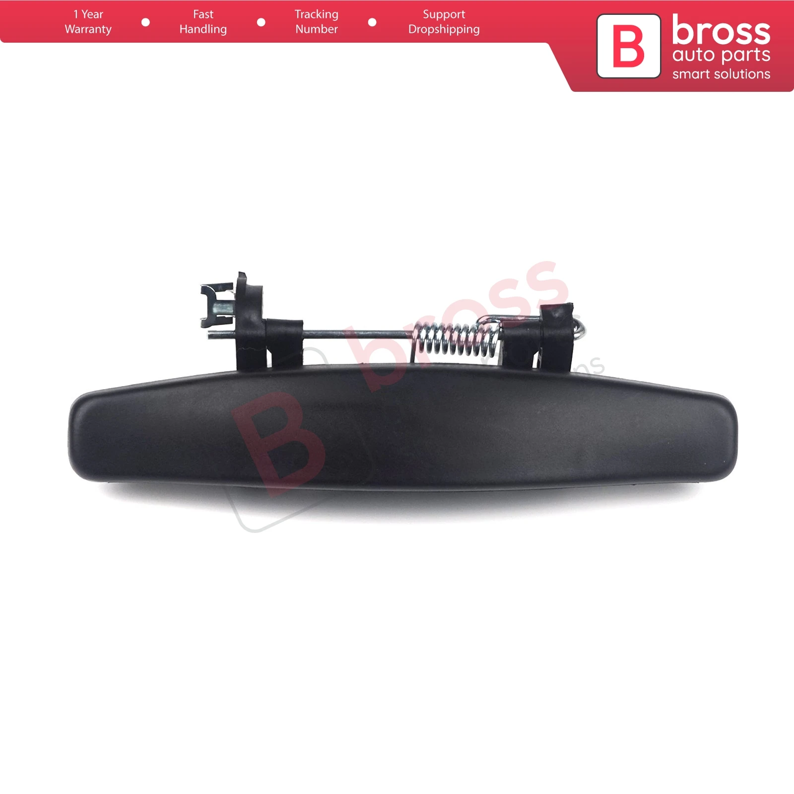 Bross Auto Parts BDP742 Outside Door Handle Right Side 8200733838 for Dacia Sandero MK1 Renault Symbol Thalia MK2 Fast Shipment